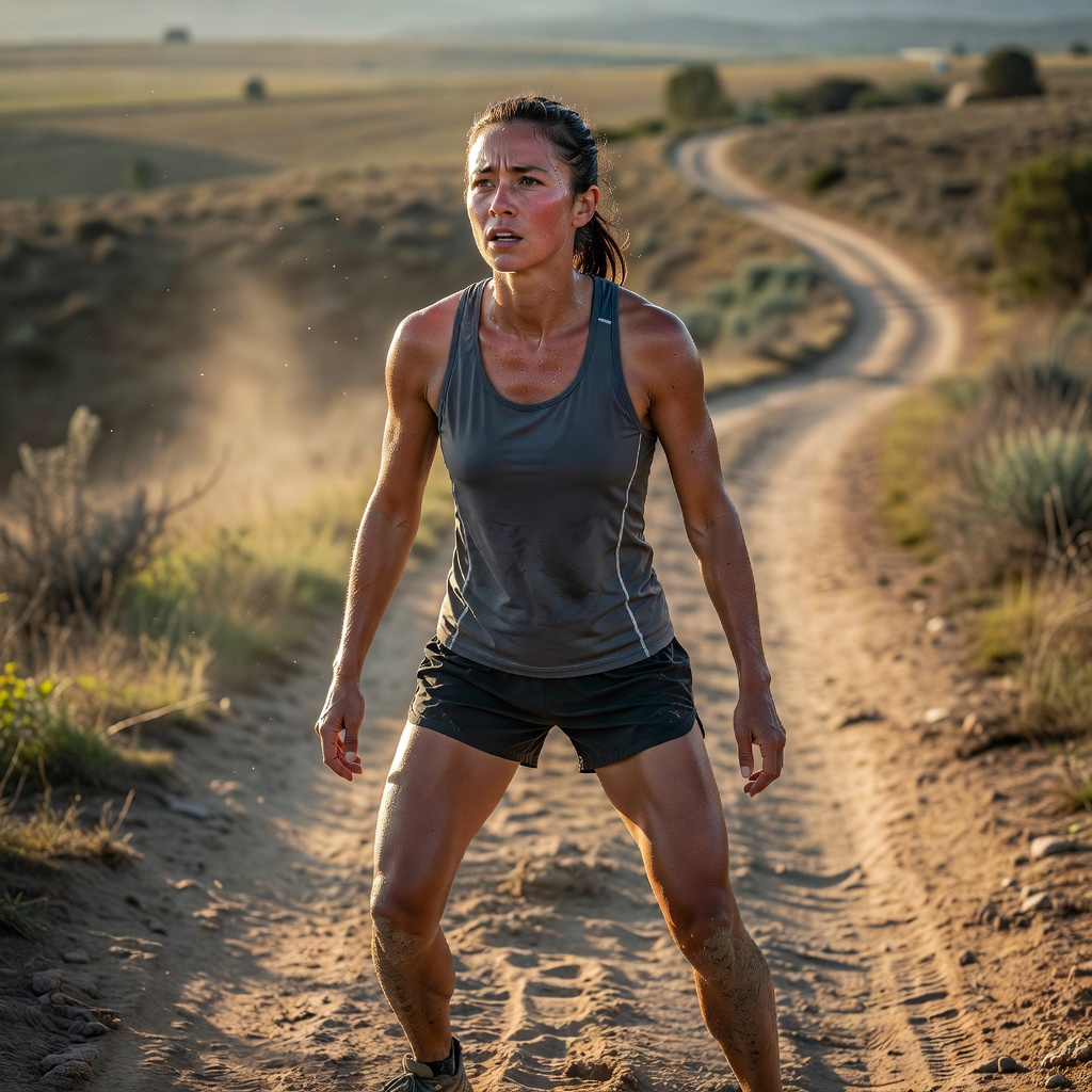 Portrait of Sarah J., Distance Runner
